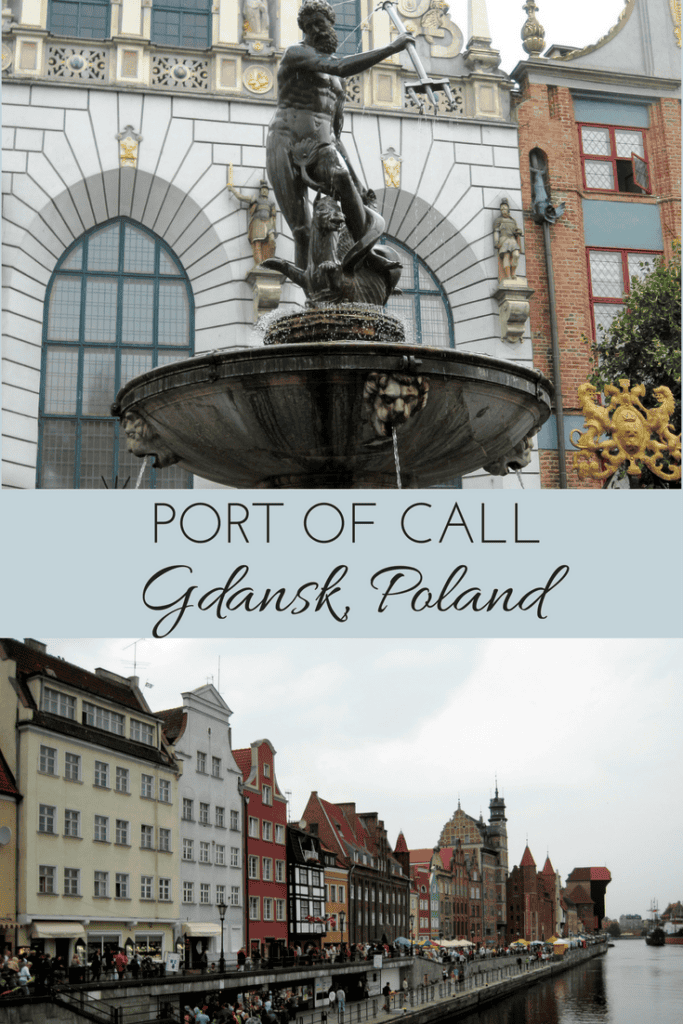 Pinterest Image for One Day in Gdansk, Poland on a Cruise.