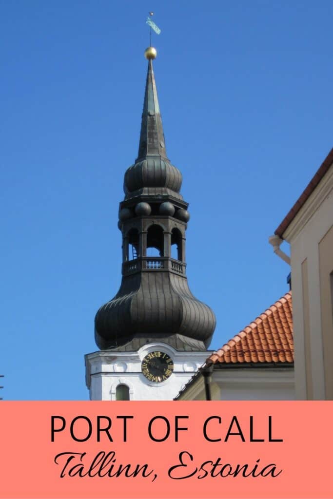 Pinterest image for One Day in Tallinn on a Cruise.