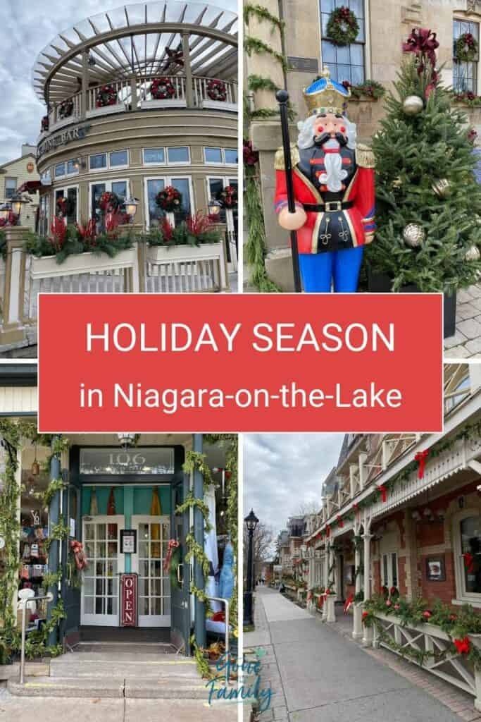 Pinterest image for Holiday Season in Niagara-on-the-Lake.