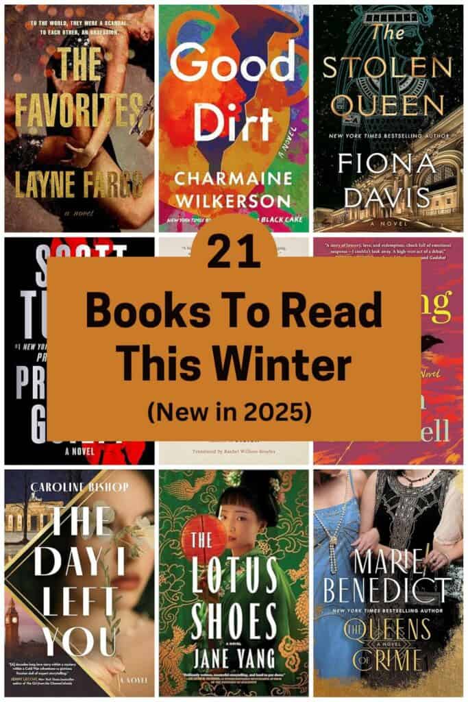 Pinterest image of 21 Books To Read This Winter 2025.