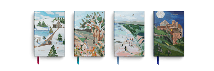 Collection of Pretty Books Painted Edition book covers.