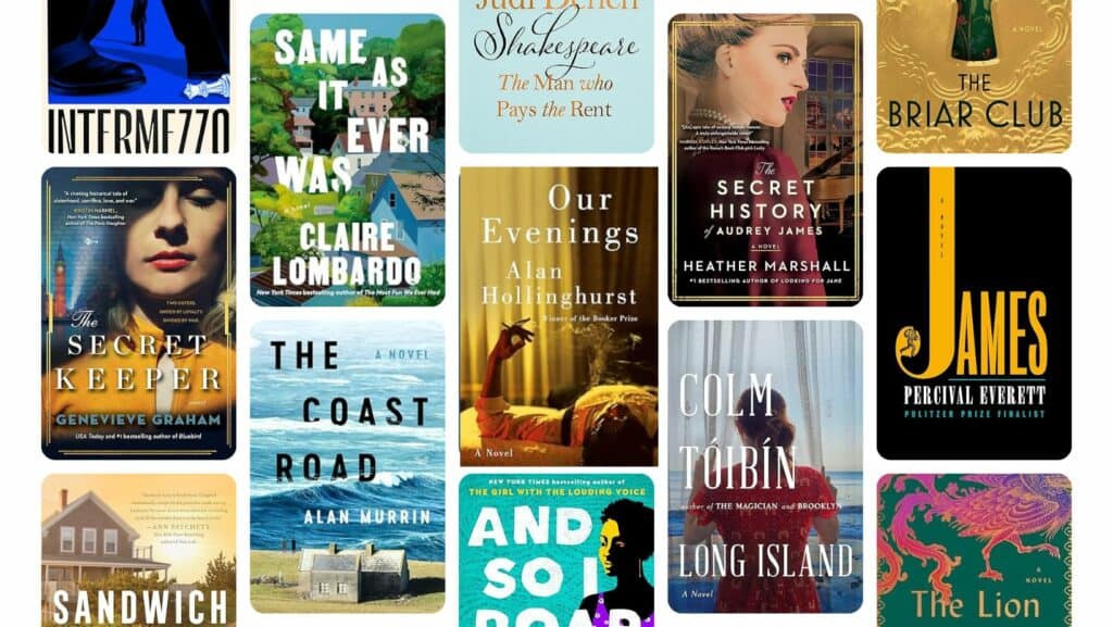 Grid image of book covers for Favourite Books of 2024.